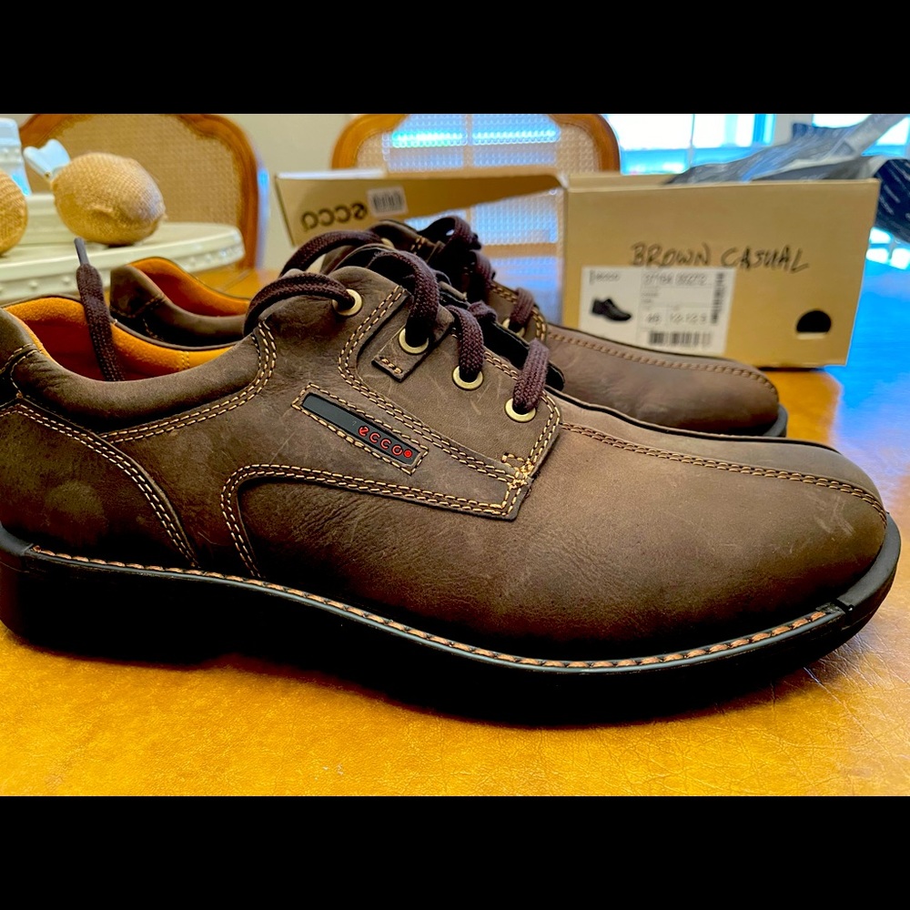 Ecco Men’s shoes, new in box,Ecco fusion, coffee